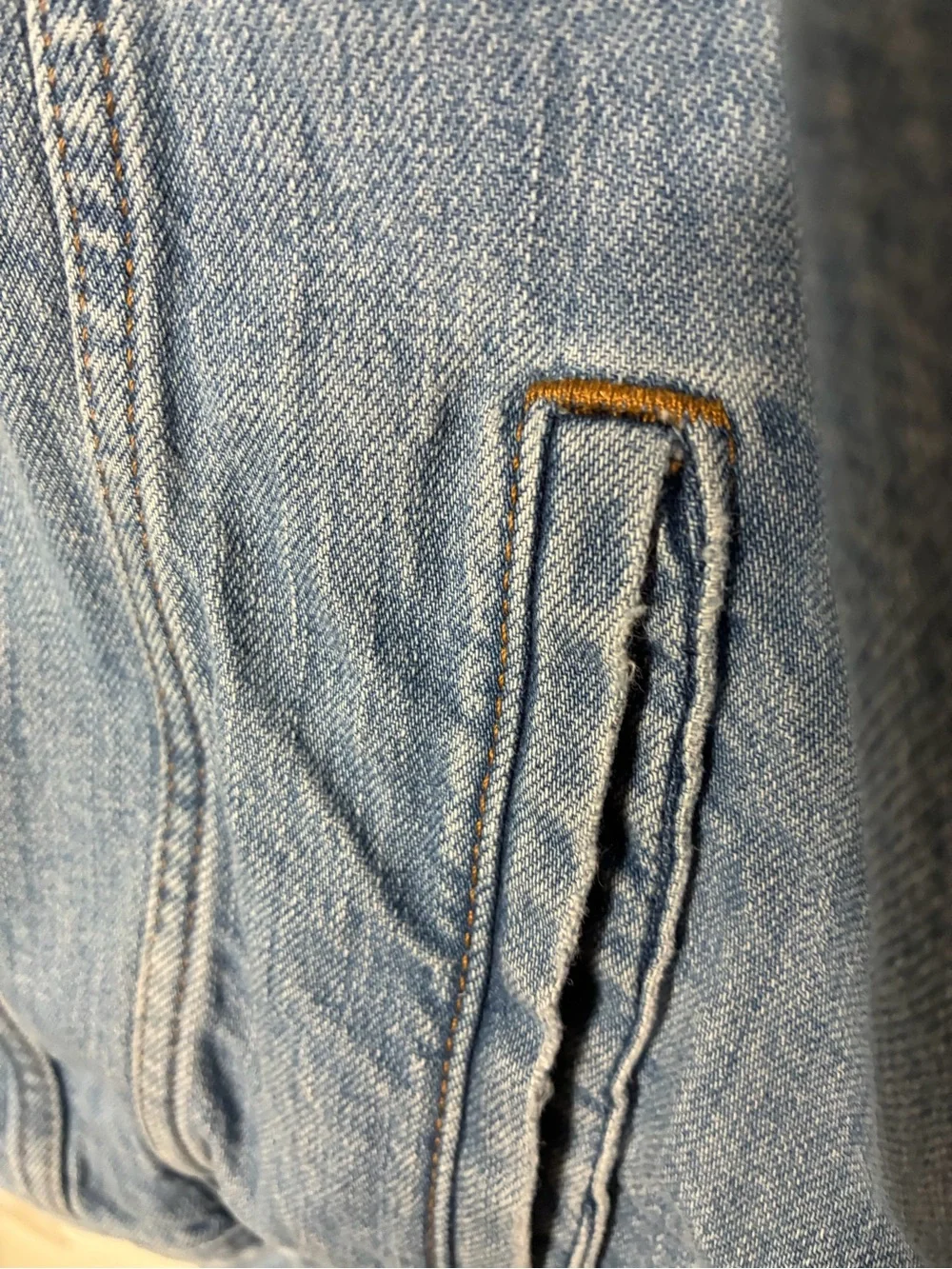 J. Crew Light Blue Denim Jacket with Branded Label